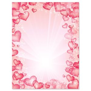 Celestial Hearts Letter Papers