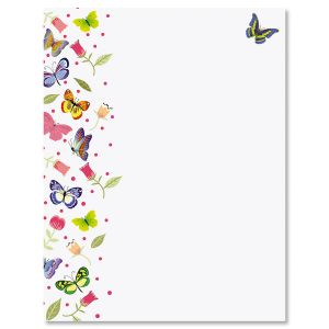Butterflies Letter Papers