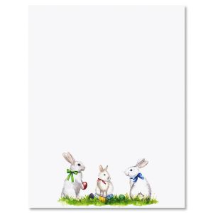 Easter Bunnies Letter Papers