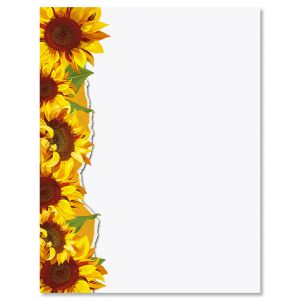 Sunflowers Letter Papers