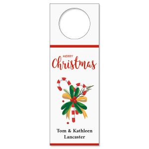 Merry Christmas Wine Tag