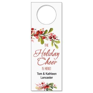 Holiday Cheer Wine Tag