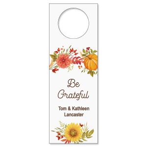 Give Thanks Wine Tag