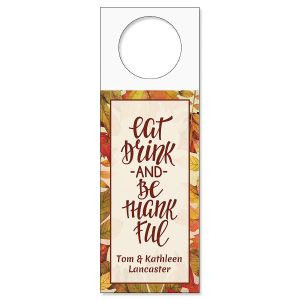 Thankful Harvest Wine Tag