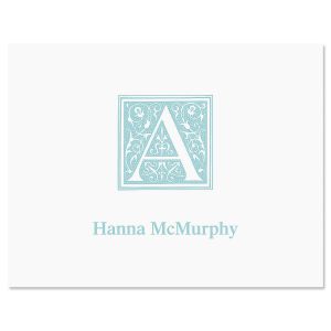 Swirl Note Cards-Blue-608502B