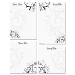 Black & Grey Fantasy Note Pad Set