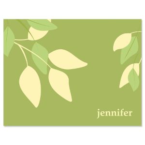 Sage Advice Note Cards-Green Yellow-609065A