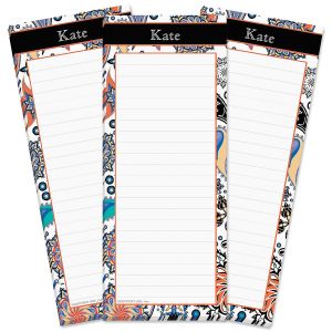 Color Paisley Lined List Pad