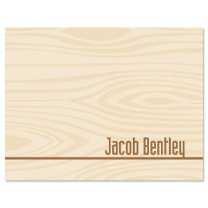 Woodgrain Note Cards