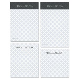 Quatrefoil Note Pad Set