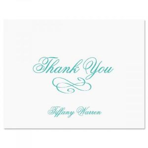 Tiffany Thank You Cards-Aqua-609269A