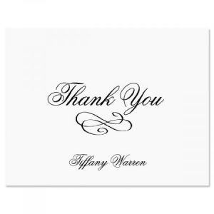 Tiffany Thank You Cards-Black-609269C