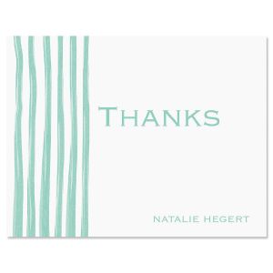 Sheer Delight Thank You Cards-Green-609279C