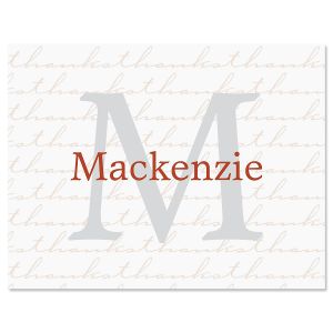 Extravagant Thank You Cards-Brown-609282A