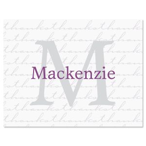 Extravagant Thank You Cards-Purple-609282B