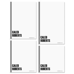 Stylin' Note Pad Set-Black-609286A