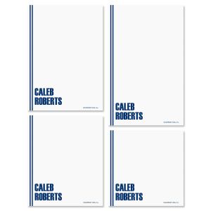 Stylin' Note Pad Set-Dark-Blue-609286B