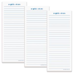 Color Wash Lined List Pad-Blueberry-609299A