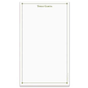 Atticus Note Pad-Green-609314B