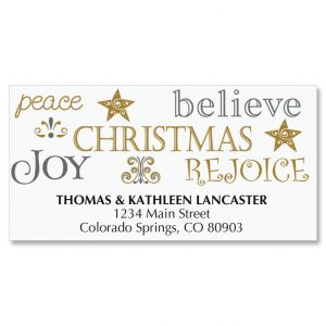 Tree of Faith Holiday Address Labels