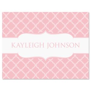 Renaissance Note Cards-Pink-611448E