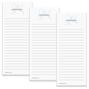 Initial Lined Shopping List Pads