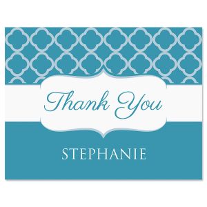 Renaissance Thank You Cards-Teal-613875A