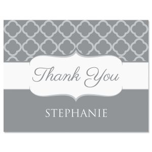 Renaissance Thank You Cards-Gray-613875B