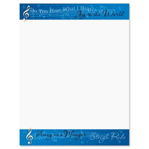 Songs of the Season Letter Papers