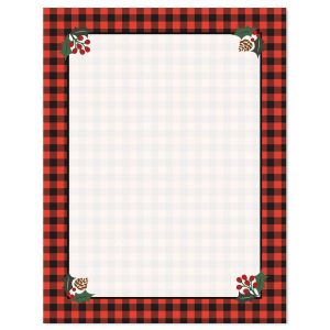 Buffalo Plaid Letter Papers