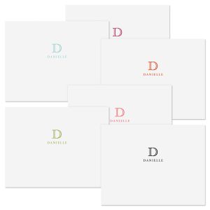 Classic Initial Note Cards