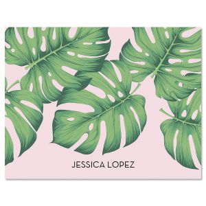 Pink Palms Note Cards