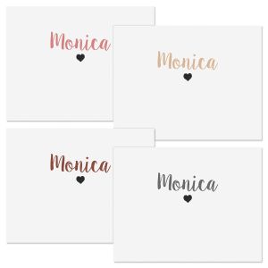Mini Heart Note Cards