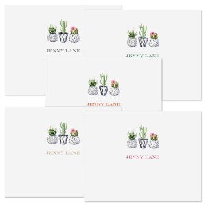 Mini Succulents Note Cards 
