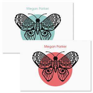 Print Butterfly Note Cards