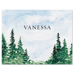 Watercolor Forest Note Cards