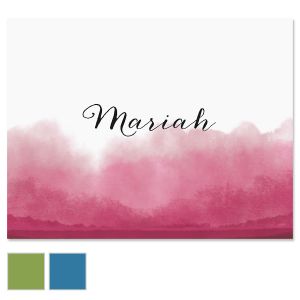 Dipped Watercolor Note Cards