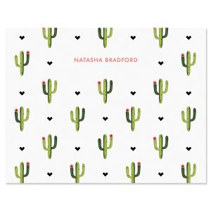 Saguaro Pattern Note Cards