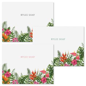 Tropical Foliage Note Cards