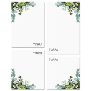Olive Bloom Note Pad Set