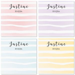 Pastel Island Stripes - Purple