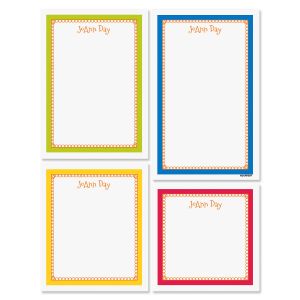 Bright Borders Note Pad Set