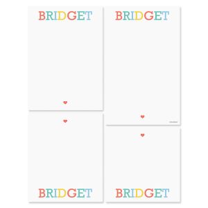 Alphabet Note Pad Set