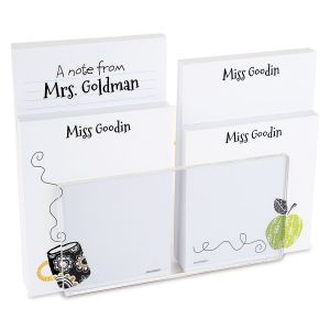 Teacher Note Pad Set & Acrylic Holder 