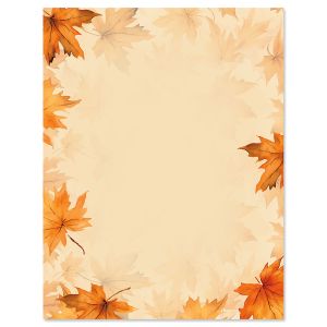Falling Leaves Letter Papers