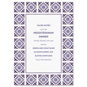 Styled Mediterranean Invitations