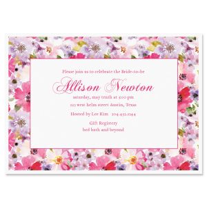 Bountiful Floral Invitations