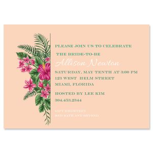 Lavish Tropical Invitation - Light Weight Stock