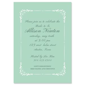 Splendor Invitation - Light Weight Stock