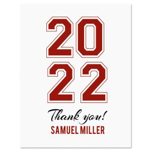 Collegiate Thank You Cards